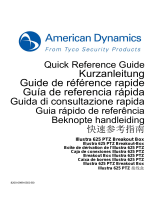 American Dynamics Illustra 625 PTZ Quick Reference Manual