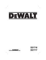 DeWalt D21717K Manuale del proprietario