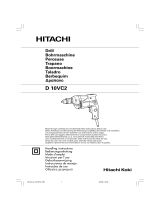 Hitachi d10vc2 Manuale del proprietario