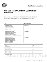 Allen-Bradley SLC 5/05 Installation Instructions Manual