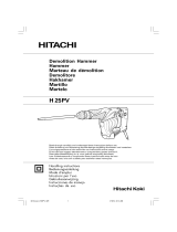 Hitachi H25PV Manuale del proprietario
