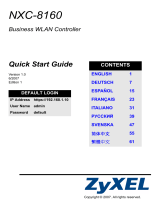 ZyXEL Network Device NXC-8160s Manuale utente