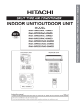 Hitachi RAC-25WED Manuale utente
