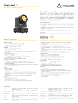 ProLights 7x15W moving LED wash Scheda dati