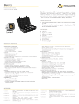 ProLights Kit composed by 6 pcs of Dot Q, charger, IR remote controller, pelican case Scheda dati