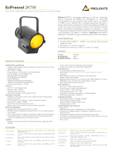 ProLights LED Fresnel FC and Tunable White Scheda dati