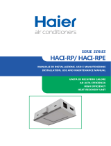 Haier HACI-RPE Series Installation, Use And Maintenance Manual
