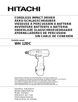 Hitachi WH 12DC Manuale utente