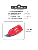 Wolf Garten Accu 40 Standard Manuale del proprietario