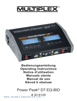 MULTIPLEX Power Peak D7 EQ-BID Operating Instructions Manual