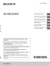 Sony XAV-AX8050D Manuale del proprietario