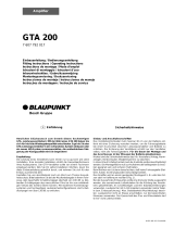 Blaupunkt gta 200 Manuale del proprietario