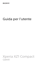Sony Xperia XZ1 Compact Manuale utente