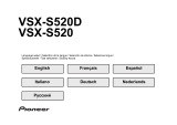 Pioneer VSX-S520 Manuale del proprietario
