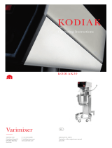 Varimixer Kodiak30 Istruzioni per l'uso