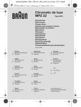 Braun MPZ 22 Manuale del proprietario