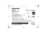 Panasonic HXA025GK Istruzioni per l'uso