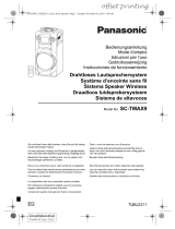 Panasonic SCTMAX9EG Istruzioni per l'uso