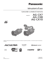 Panasonic AGCX8E Istruzioni per l'uso