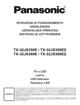 Panasonic TX32JS360E Istruzioni per l'uso