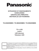 Panasonic TX43GX559ES Istruzioni per l'uso