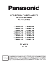 Panasonic TX43HX700E Istruzioni per l'uso