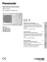 Panasonic WHMDC09J3E5 Istruzioni per l'uso