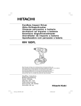 Hitachi WH18DFL Handling Instructions Manual