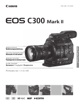 Canon EOS C300 Mark II Manuale utente