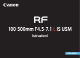 Canon RF 100-500mm F4.5-7.1 L IS USM Manuale utente