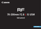 Canon RF 70-200mm F2.8L IS USM Manuale utente