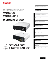 Canon XEED WUX500 Manuale utente