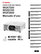 Canon XEED WUX5800 Manuale utente