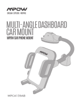 Mpow Multi-Angle Dashboard Car Mount MPCA139AB Manuale utente