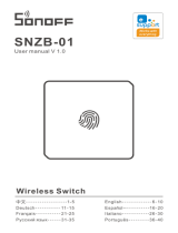 Sonoff SNZB-01 Wireless Switch Manuale utente