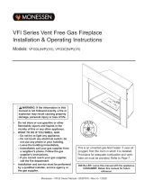 MONESSEN VFI Series Vent Free Gas Fireplace VFI33L & VFI33C Manuale utente