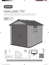 Keter Oakland 759 Manuale utente