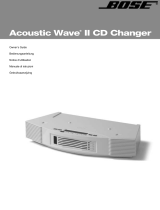 Bose CHARGEUR 5 CD ACOUSTIC WAVE MUSIC SYSTEM II Manuale del proprietario