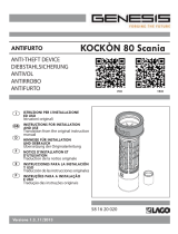 Genesis LAGO KOCKON 80 Scania Instructions For Installation And Use Manual
