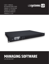 LD Systems LDCURV500I Managing Software Manuale utente