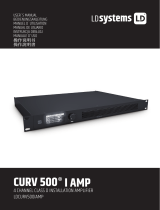 LD Systems CURV500IAMP 4-Channel Installation Amplifier Manuale utente