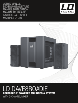 LD Systems Dave 8 Roadie Manuale del proprietario