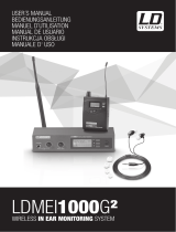 LD Systems MEI 1000 G2 T Manuale utente