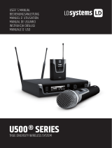 LD Systems LDSystems U505HHC Handheld Condenser Wireless Microphone System Manuale utente