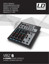 LD Systems VIBZ 6 D Manuale del proprietario