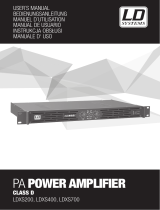 LD Systems XS200 Power Amplifier 200W Manuale utente