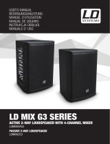 LD MIX 62 G3 6″ Passive Extensions Speaker Manuale utente