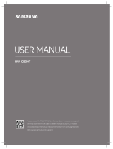 Samsung HW-Q800T Manuale del proprietario