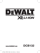DeWalt DCB132 Manuale utente