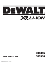 DeWalt DCS356 Manuale utente